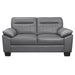 Five Star Furniture - Homelegance Furniture Denizen Loveseat in Dark Gray 9537DGY-2 image