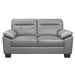 Five Star Furniture - Homelegance Furniture Denizen Loveseat in Gray 9537GRY-2 image