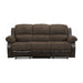 Five Star Furniture - Homelegance Furniture Granley Double Reclining Sofa in Chocolate 9700FCP-3 image