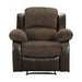 Five Star Furniture - Homelegance Furniture Granley Reclining Chair in Chocolate 9700FCP-1 image