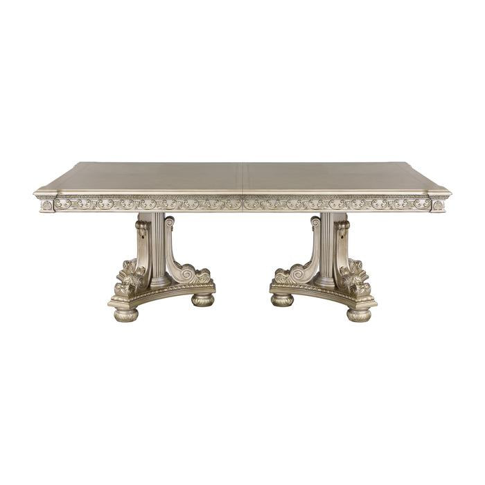 Homelegance Catalonia Dining Table in Platinum Gold 1824PG-112* image