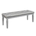 Five Star Furniture - Homelegance Allura Bed Bench in Silver 1916-FBH image