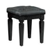 Five Star Furniture - Homelegance Allura Vanity Stool in Black 1916BK-14 image