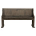 Five Star Furniture - Homelegance Toulon Bench with Curved Arms in Dark Pewter 5438-14A image