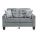 Five Star Furniture - Homelegance Furniture Lantana Loveseat in Gray 9957GY-2 image