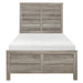 Five Star Furniture - Homelegance Furniture Mandan Twin Panel Bed in Weathered Gray 1910GYT-1* image