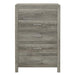 Five Star Furniture - Homelegance Furniture Mandan 5 Drawer Chest in Weathered Gray 1910GY-9 image
