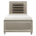 Five Star Furniture - Homelegance Furniture Youth Loudon Twin Platform Bed in Champagne Metallic B1515T-1* image