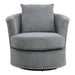 Five Star Furniture - Homelegance Furniture Morelia Swivel Chair in Dark Gray 9468DG-1 image