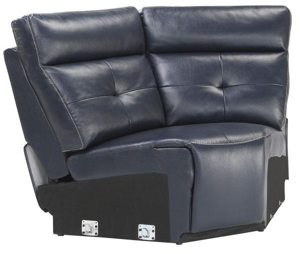 Homelegance Furniture Avenue Corner Seat in Navy 9469NVB-CR