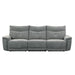 Five Star Furniture - Homelegance Furniture Tesoro Power Double Reclining Sofa w/ Power Headrests in Dark Gray 9509DG-3PWH* image