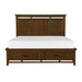 Five Star Furniture - Homelegance Frazier King Upholstered Storage Platform Bed in Dark Cherry 1649K-1EK* image