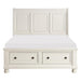 Five Star Furniture - Homelegance Laurelin Queen Sleigh Platform Storage Bed in White 1714W-1 image