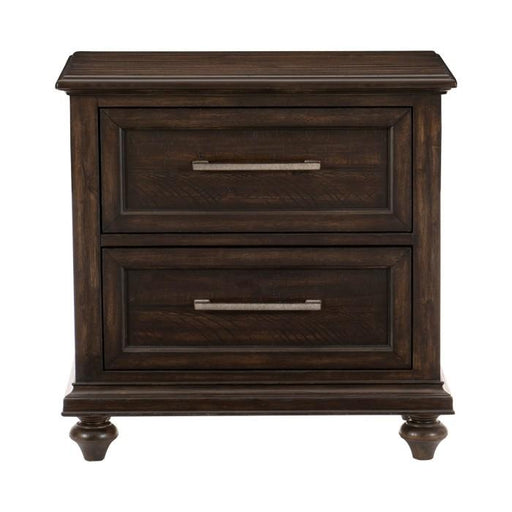 Homelegance Cardona Nightstand in Driftwood Charcoal 1689-4 image