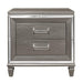 Five Star Furniture - Homelegance Tamsin Nightstand in Silver Grey Metallic 1616-4 image