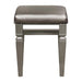 Five Star Furniture - Homelegance Tamsin Vanity Stool in Silver Grey Metallic 1616-14 image