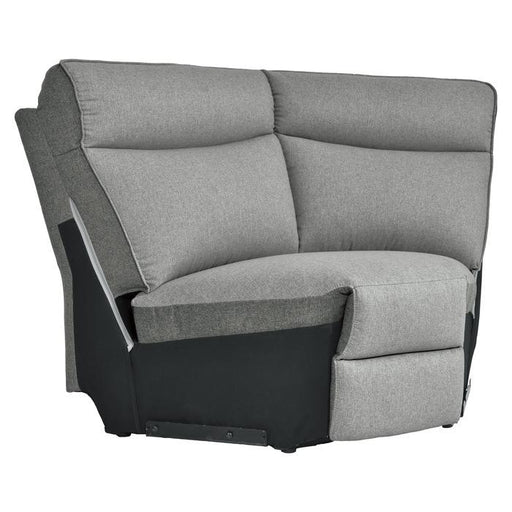 Homelegance Furniture Maroni Corner Seat in Dark Gray/Light Gray 8259-CR image