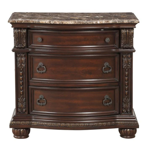 Homelegance Cavalier Nightstand in Dark Cherry 1757-4 image