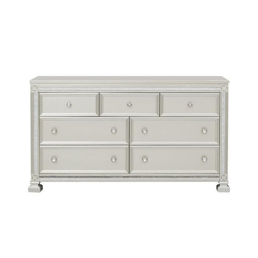 Homelegance Bevelle 7 Drawer Dresser in Silver 1958-5 image