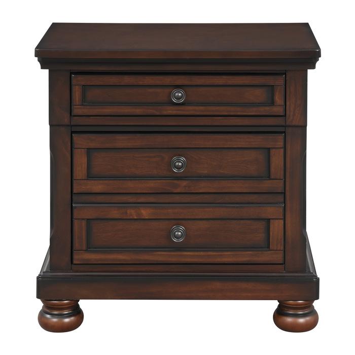 Homelegance Cumberland Nightstand in Brown Cherry 2159-4 image