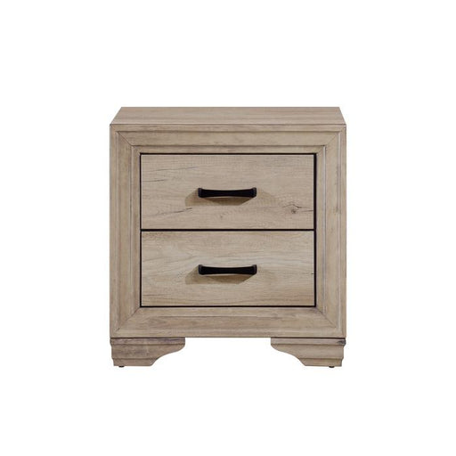 Homelegance Lonan 2 Drawer Nightstand in Natural 1955-4 image