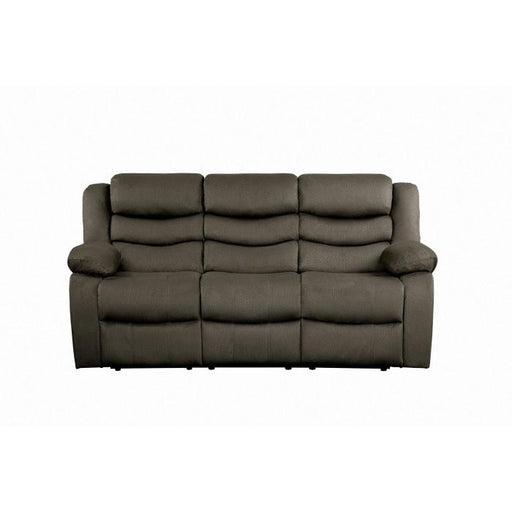 Homelegance Furniture Discus Double Reclining Sofa in Brown 9526BR-3 image