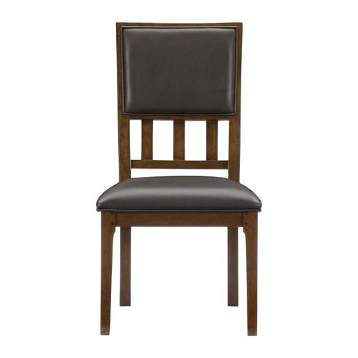 Homelegance Frazier Park Side Chair in Dark Cherry (Set of 2) image