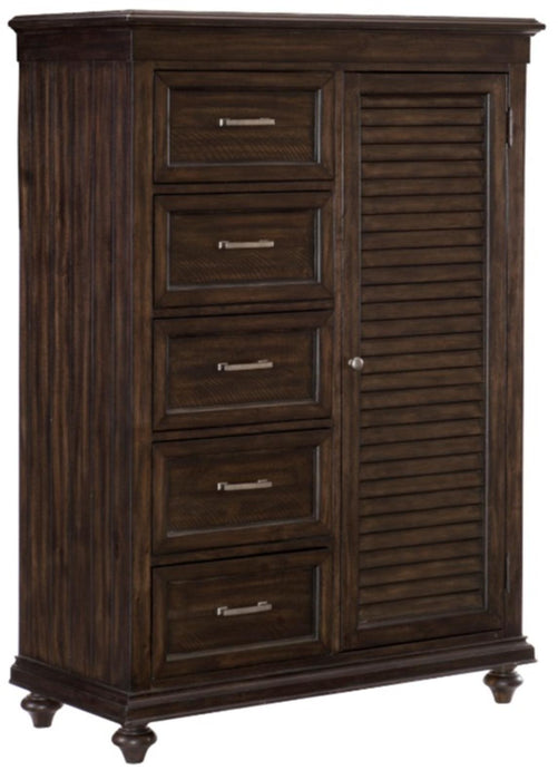 Cardona Wardrobe Chest in Driftwood Charcoal 1689-10