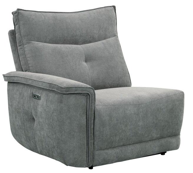 Five Star Furniture - Tesoro Power Left Side Reclining Chair in Dark Gray 9509DG-LRPWH