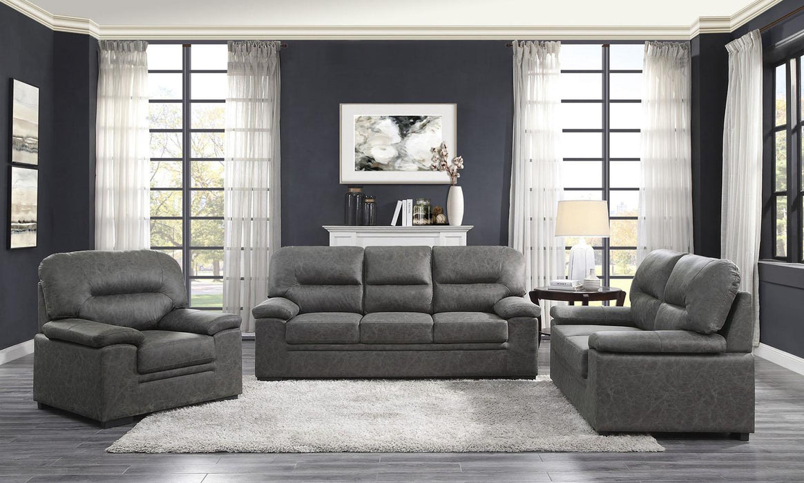 Five Star Furniture - Michigan Loveseat in Dark Gray 9407DG-2
