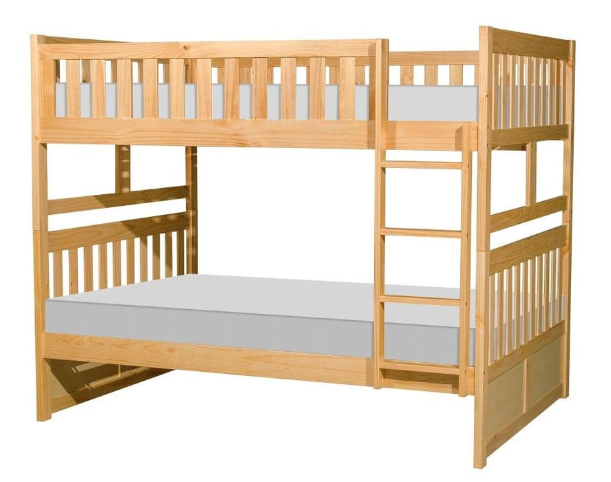 Homelegance Bartly Full/Full Bunk Bed in Natural B2043FF-1*