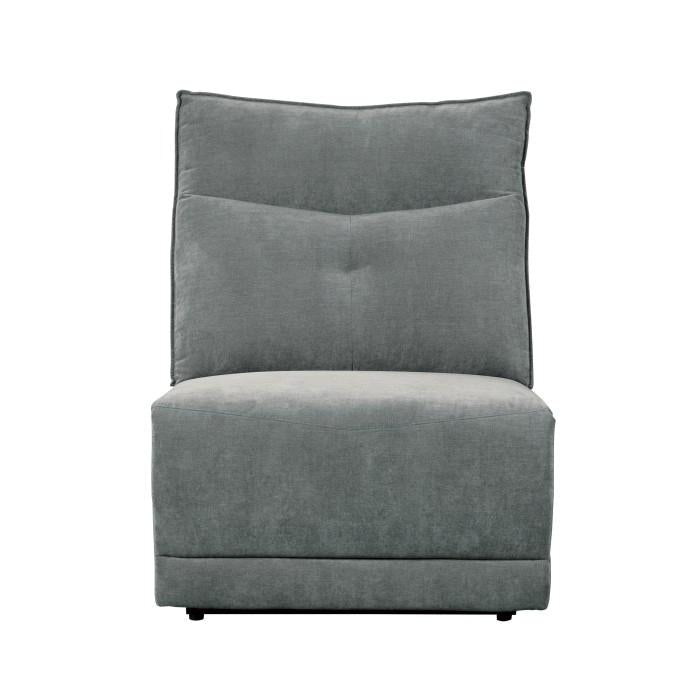 Five Star Furniture - Tesoro Armless Reclining Chair in Dark Gray 9509DG-AR - Five Star Furniture & Mattress (GA)