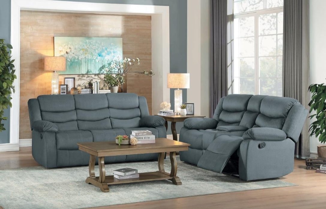 Five Star Furniture - Discus Double Reclining Sofa in Gray 9526GY-3 - Five Star Furniture & Mattress (GA)
