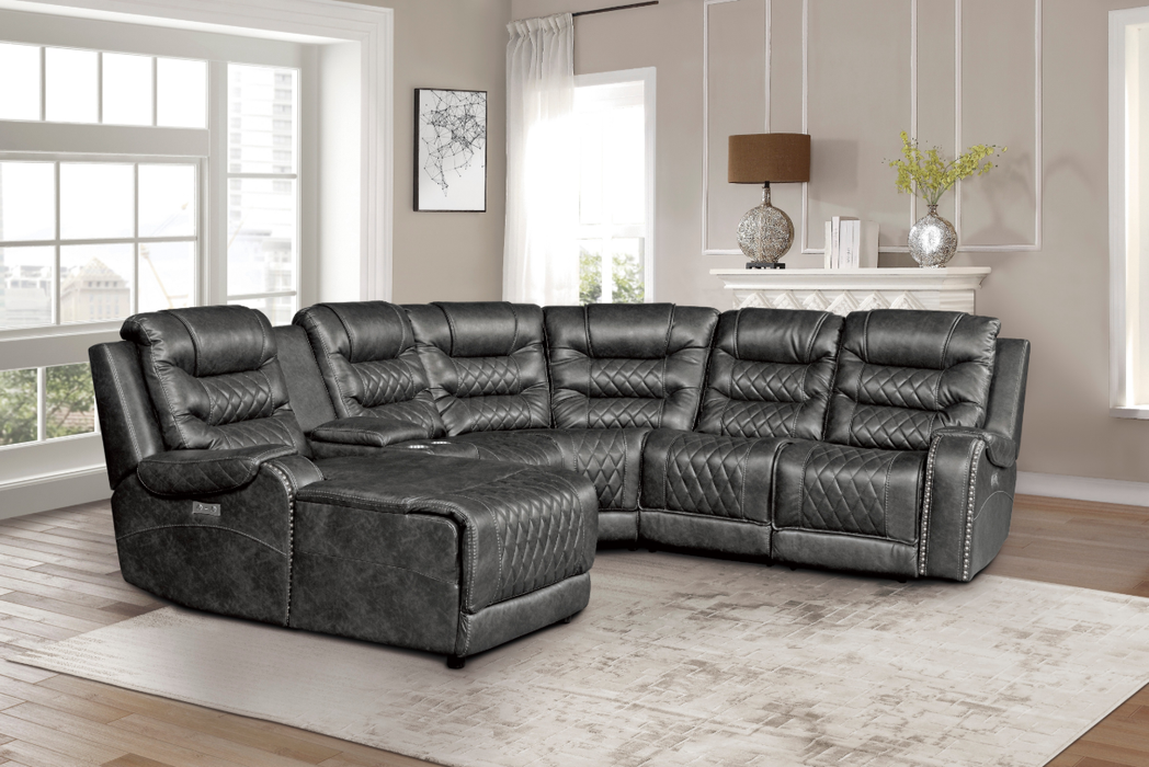 Five Star Furniture - Putnam Power Armless Reclining Chair in Gray 9405GY-ARPW