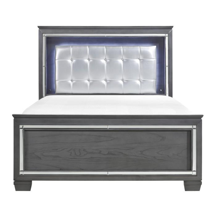 Five Star Furniture - Allura Queen Panel Bed in Gray 1916GY-1*
