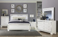 Five Star Furniture - Allura Full Panel Bed in White 1916FW-1* - Five Star Furniture & Mattress (GA)