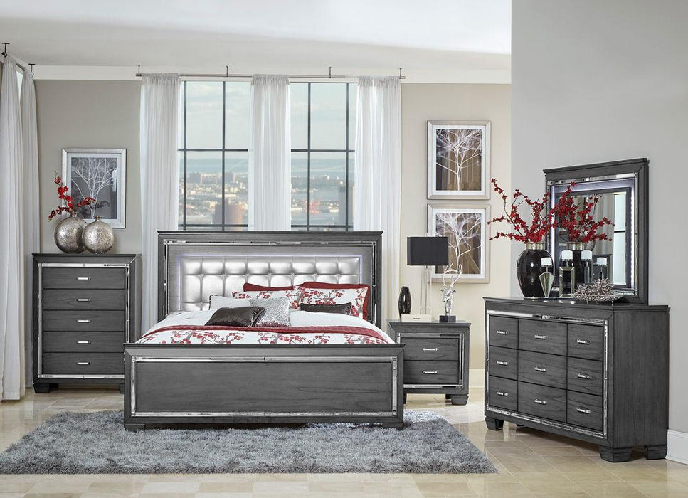 Five Star Furniture - Allura Nightstand in Gray 1916GY-4 - Five Star Furniture & Mattress (GA)