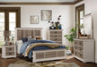 Five Star Furniture - Arcadia King Panel Bed in White & Weathered Gray 1677K-1EK* - Five Star Furniture & Mattress (GA)