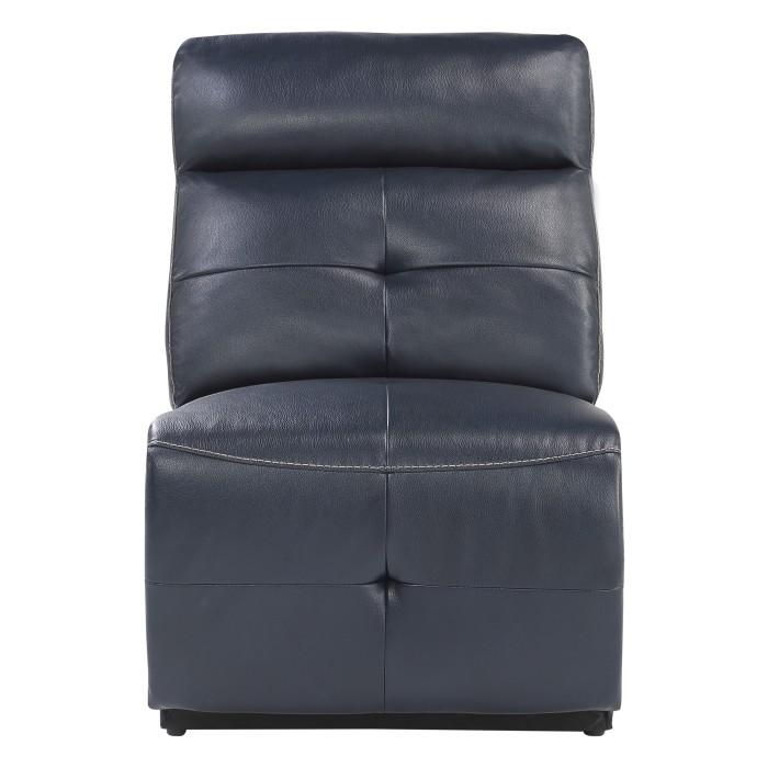 Five Star Furniture - Avenue Armless Reclining Chair in Navy 9469NVB-AR