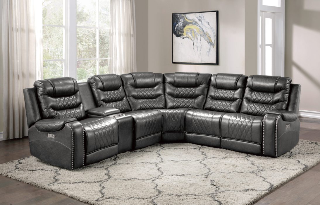 Five Star Furniture - Putnam Power Armless Reclining Chair in Gray 9405GY-ARPW