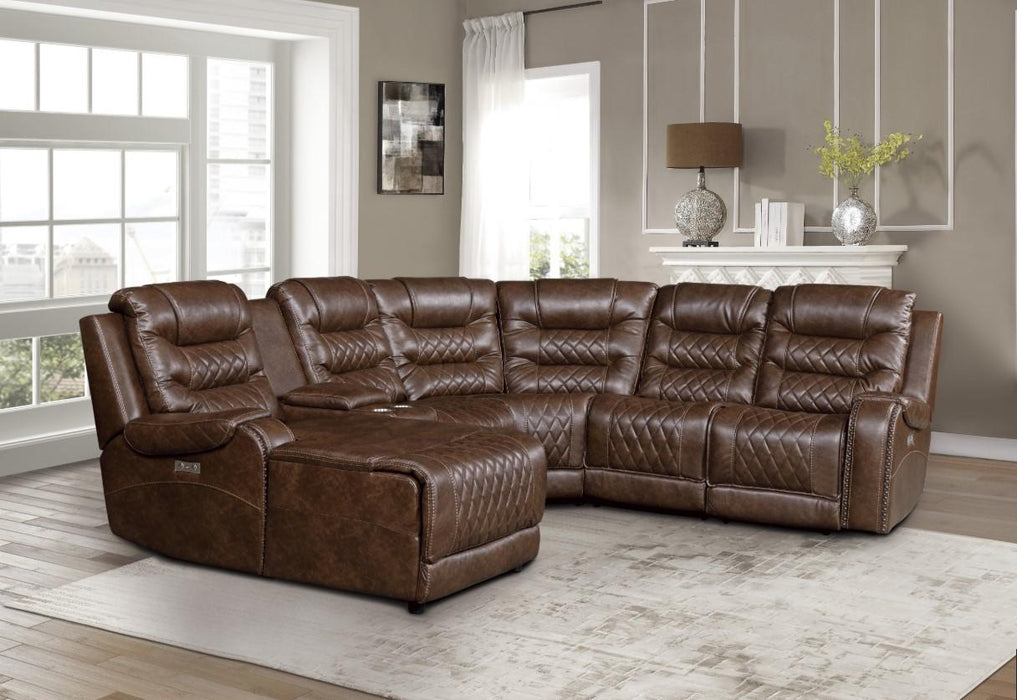 Five Star Furniture - Putnam Power Armless Reclining Chair in Brown 9405BR-ARPW