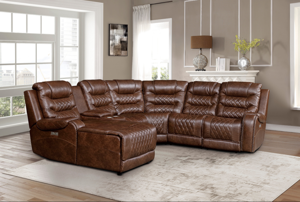 Five Star Furniture - Putnam Power Right Side Reclining Chair with USB Port in Brown 9405BR-RRPW