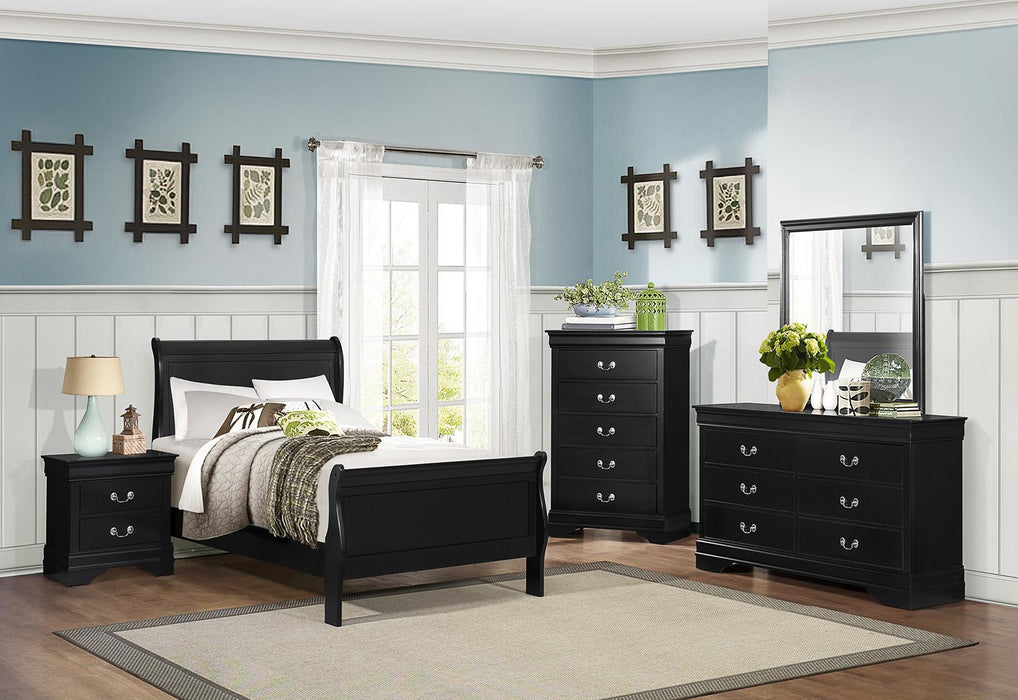 Five Star Furniture - Mayville 5 Drawer Chest in Black 2147BK-9