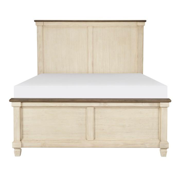 Five Star Furniture - Weaver Queen Panel Bed in Antique White 1626-1*