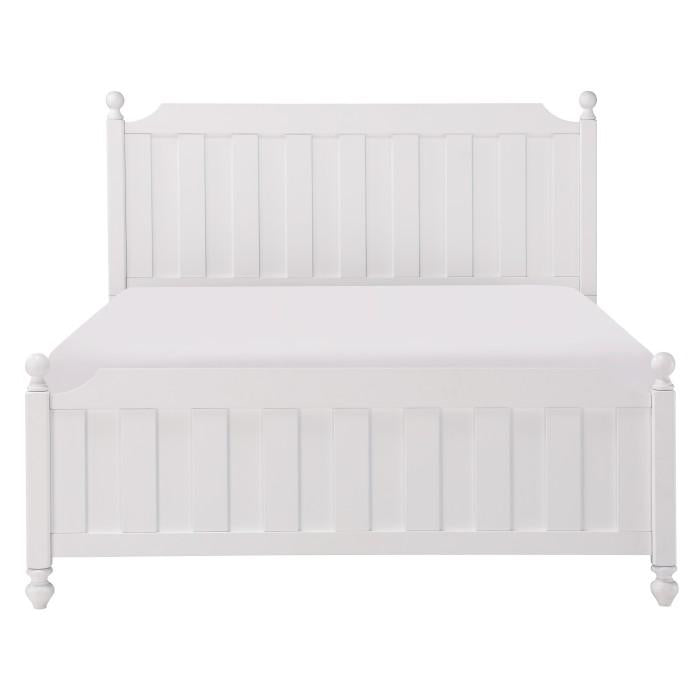 Five Star Furniture - Wellsummer Queen Panel Bed in White 1803W-1* - Five Star Furniture & Mattress (GA)