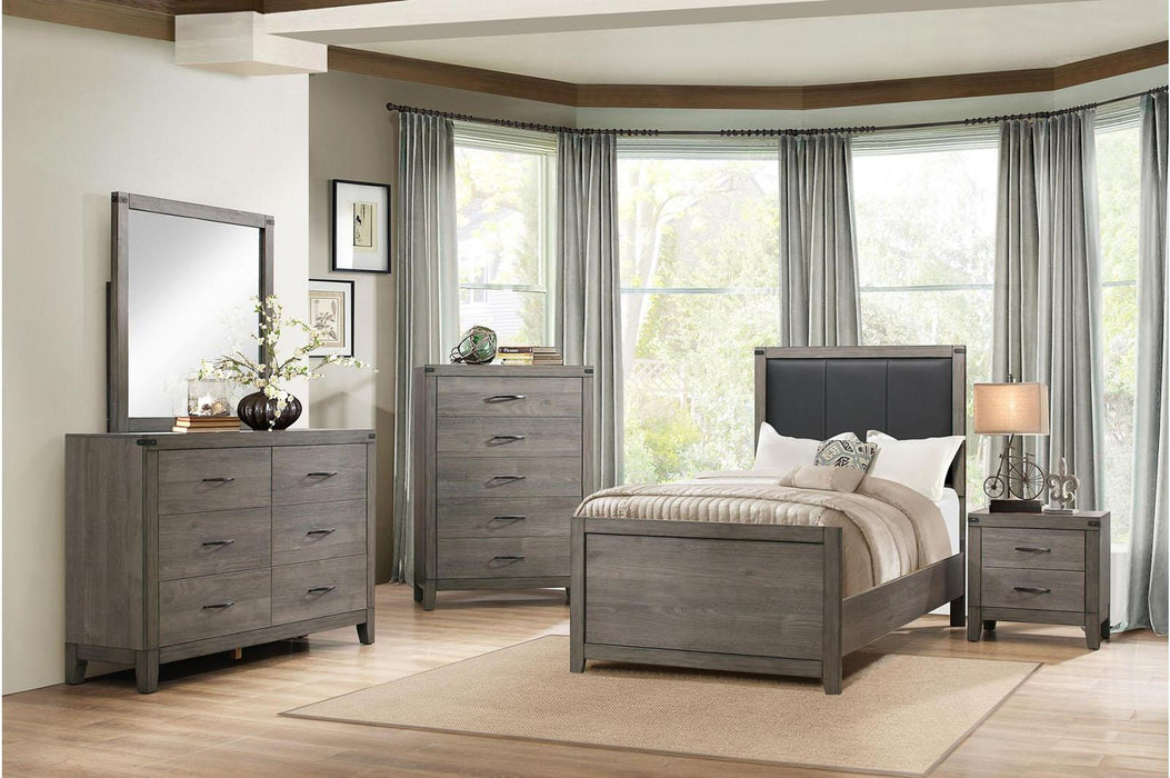 Five Star Furniture - Woodrow 6 Drawer Dresser in Gray 2042-5 - Five Star Furniture & Mattress (GA)
