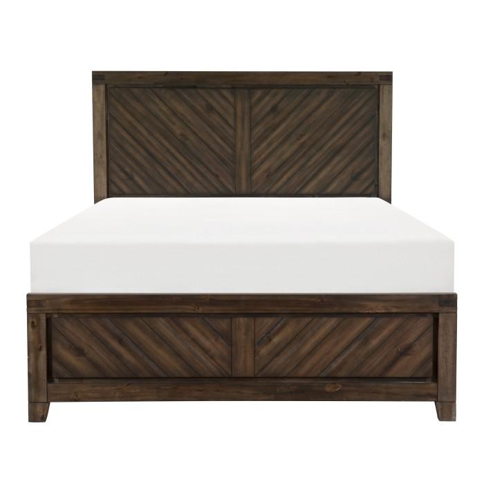 Five Star Furniture - Parnell Queen Panel Bed in Rustic Cherry 1648-1*