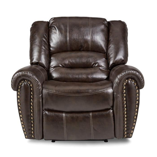 Homelegance Furniture Center Hill Glider Reclining Chair in Dark Brown 9668BRW-1 image