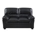 Five Star Furniture - Homelegance Furniture Talon Loveseat in Black 8511BK-2 image