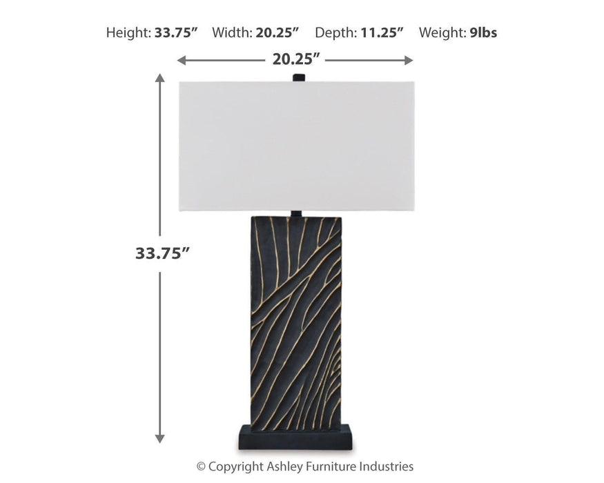 Five Star Furniture - Bartlen Lamp Set - Five Star Furniture & Mattress (GA)